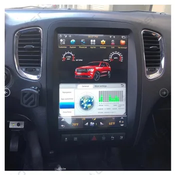 Vertikalus ekranas Tesla stiliaus Dodge Durango 2012+ Android9.0 Automobilio radijas Stereo imtuvas automobilinis gps navigatorius Multimedijos Grotuvas DVD