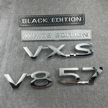 BLACK EDITION WHITE EDITION VXS VXR V8 5.7 Toyota Land Cruiser FJ120 LC200 Sparno Pusės Kamieno Logotipas Ženklelis Lipdukas 08-19