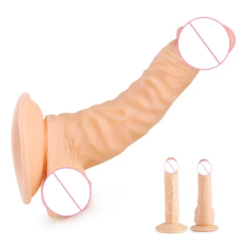 Tikrovišką Vibratorių su Stipri Siurbimo Taurės Silikono Makšties Klitorio Stimuliatorius Didelis Dildo Vibratorius Erotiniai Suaugusiųjų Sekso Žaislai Moterims