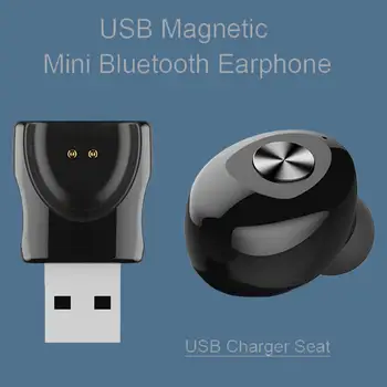 Bluetooth 5.0 Ausinės Belaidžio HIFI Garso Sporto USB Mokestis Ausinių Stereo laisvų Rankų įrangos Ausinių