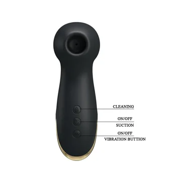 Gana meilė 7 greičio vibratorius 7speed siurbimo minkšto silikono G spot klitorio massager įkrovimo makšties vibracijos moterų Sekso Žaislas