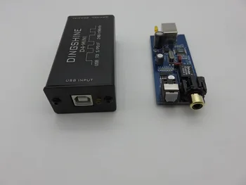 Nešiojamas Ausinių Stiprintuvas USB DAC Kompiuterio garso Kortelė AC3 Dekoderis DTS 5.1 spdif Optinio pluošto koaksialinis skaitmeninis išėjimas