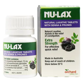 Australija NuLax Natūrali Vidurius Tablet Prebiotic Senna Aloe Vidurių Užkietėjimo Gydymas Nakties Lengvata Skatina Žarnyno Evakuacija