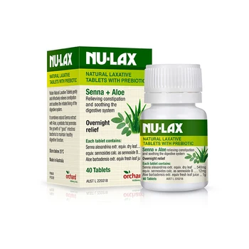 Australija NuLax Natūrali Vidurius Tablet Prebiotic Senna Aloe Vidurių Užkietėjimo Gydymas Nakties Lengvata Skatina Žarnyno Evakuacija