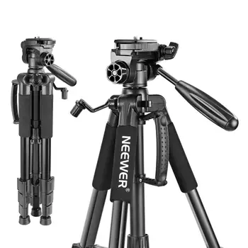 Neewer Nešiojamų 56 cm/142 cm, Aliuminio Lydinio Fotoaparato Trikojo su 3-Way Swivel Visos Galvos,Krepšys Canon Nikon Sony DSLR Fotoaparatas