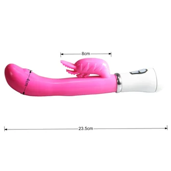 įkraunamas Vibratorius triušis Galingas dildo Analinis Kištukas USB Vibratorius Sekso Žaislas g spot Masturbacija teptuku massager Produktai Moterims