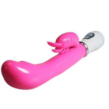 įkraunamas Vibratorius triušis Galingas dildo Analinis Kištukas USB Vibratorius Sekso Žaislas g spot Masturbacija teptuku massager Produktai Moterims