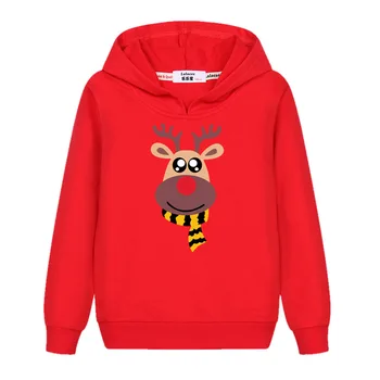 Aimi Lakana Kalėdų elnias dizaino vaikai palaidinukė Elnių spausdinti hoodie už berniukas gilr rudenį medvilnės megztinis Mados vaiko striukė nauja hoodie