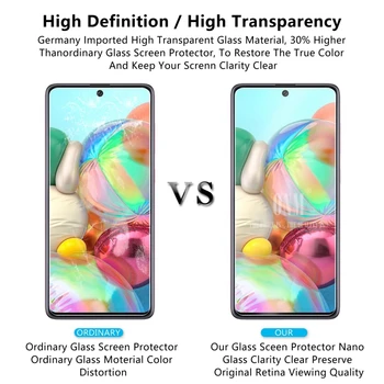 2vnt Grūdintas Stiklas Samsung Galaxy A71 Screen Protector Premium Grūdintas Samsung Galaxy A71 Ekrano Apsauginės Plėvelės
