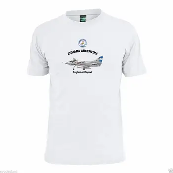 Vasaros Drabužių Medvilnės Vyrų T-Shirt Aukštos Kokybės Douglas A-4 Q Skyhawk Argentinos Karinio Jūrų Laivyno Kovotojas, Vyrai Kietas Tee Shirtfitness T-Shirts