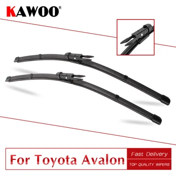 KAWOO Toyota Avalon Automobilių Natūralios Gumos priekinio, galinio Stiklo Valytuvų Mentės Tilptų U Kablys Arm/Žiupsnelis Tab Rankos Modelio Metai Nuo 2000 m. Iki 2018 m
