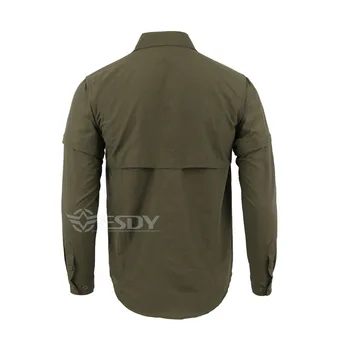 Vyriški Nuimamas ilgomis Rankovėmis Quick Dry Marškinėliai Karinės Taktinės Lauko Pėsčiųjų Kvėpuojantis Anti UV Nuimamas Atlošas Cardigan Viršūnės