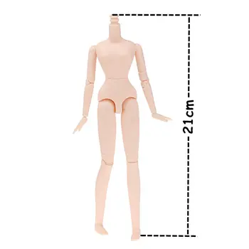 Tik Xiaojing Lėlės bendras kūno 21cm natūralios odos ilgas kojas žaislas Likimo dovana Dieną Nemokamas Pristatymas