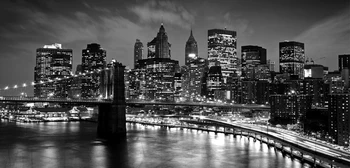 Black&White Tapetai niujorke Nakties vaizdai, 3d Foto Freskos Sienos popieriaus Kambarį 3d Sienų Freskomis, TV Foną, aplinkosaugos ¾enklelis