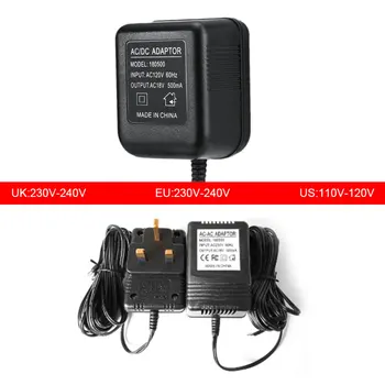 MUS UK EU Plug 18V AC Transformatorius Įkroviklio Wi-fi 