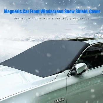 Magnetinio Automobilio Priekinio Stiklo Raštas Sniego, Ledo Raštas Dangtelis Priekinio Stiklo Vandeniui Automobilių Eksterjero Acessories Auto