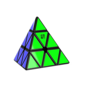 YJ Magnetinio 3x3 M 97x81mm Trikampis Greitis Magic Cube Profesija Įspūdį Švietimo Keista-formos Kubeliai Žaidimas Vaikų Žaislų Dovana