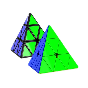 YJ Magnetinio 3x3 M 97x81mm Trikampis Greitis Magic Cube Profesija Įspūdį Švietimo Keista-formos Kubeliai Žaidimas Vaikų Žaislų Dovana