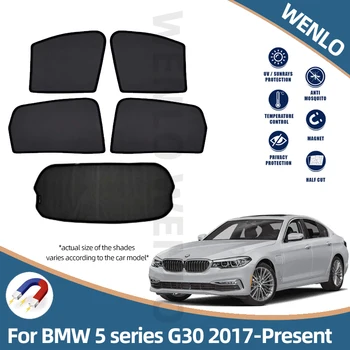 Automobilių stiklai, Magnetinio skėtį nuo saulės BMW 5 serijos G30 7-osios Kartos 2017-Dabartinė Auto Saulės Skydelis Užuolaidų Apsauga