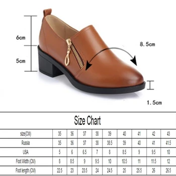 Batai moterų 2020 m. rudenį naujų natūralios odos moterims, batai, plius dydis-35 43 ponios batų mados verslo suknelė moterų batai