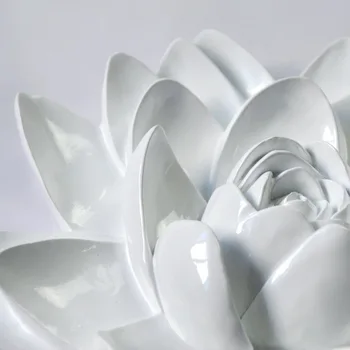 Europos kūrybos dervos gėlių sienos aktą stereo puošmena didmeninė amatų lipdukas papuošalai dovana lotus Bijūnas Žuvų modelis