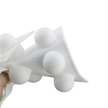 15 Ertmių Apvalus Kamuolys Formos Mini Trumai Pelėsių 3D Silikono Non-Stick Tortas Dekoravimo Priemonė Desertiniai Blynai