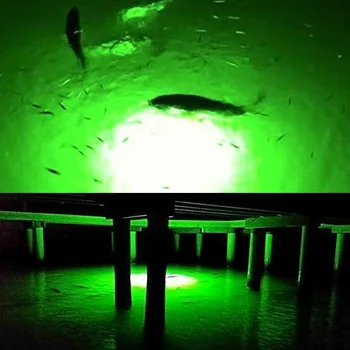 12V LED Žvejybos Šviesos Povandeninis Naktį Žvejybos Šviesos Povandeninį Žuvų Ieškiklis Lempos Traukia Krevečių Žvejybos Šviesos Jaukų Kalmaras