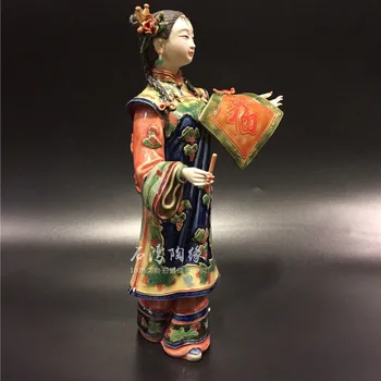 Keramikos Klasikinio Gražių Moterų Dažytos Meno Moterų Statula Senovinių Kinų Angelai Lady Porceliano Figūrėlės Namų Dekoro R4148