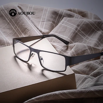 Nerūdijančio plieno skaitymo akiniai vyrų Anti-nuovargio pavasario vyrių rėmo akiniai Gafas De Lectura Įmonė ir okulary geros kokybės