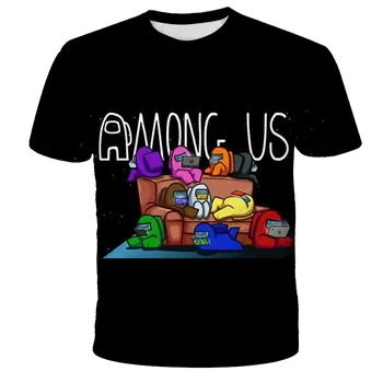 Tarp Mūsų Marškinėliai Vaikams Harajuku Karšto Vaizdo Vasaros Game Boy Drabužius Juokingas Animacinių Filmų Anime Marškinėlius Mergaitėms Hip-Hop Tee Viršūnes Camiseta