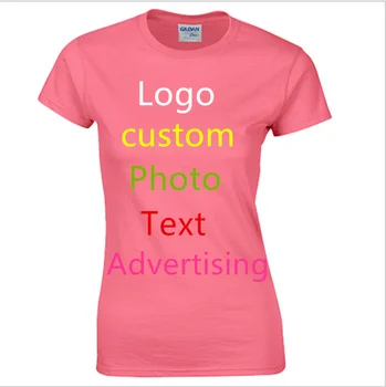 Pasirinktinius Nuotraukų Tekstas Logotipo Spausdinimo Moterų Marškinėliai Medvilniniai Marškinėliai Lady Tees Skelbimą Vasarą 