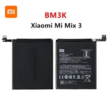 Xiao mi Originalus BM3K 3200mAh baterija Xiaomi Mi Sumaišykite 3 Mix3 BM3K Aukštos Kokybės Telefoną, Baterijos Pakeitimas