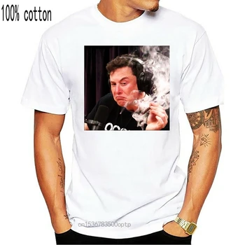 Elon Musk Rūkymas Piktžolių Apie Joe Rogan Patirtis - Unisex Marškinėliai Black - Unisex T Custom Print Tee Marškinėliai
