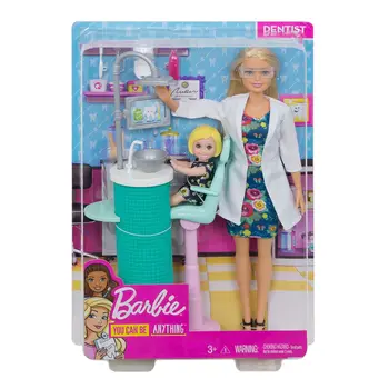 Stomatologas Playset Barbie Lėlės Sporto Meninės su Drabužius, Reikmenys, Žaislai Vaikams, Kelionės Lėlės Gimtadienio Žaislas Mergina Bonecas