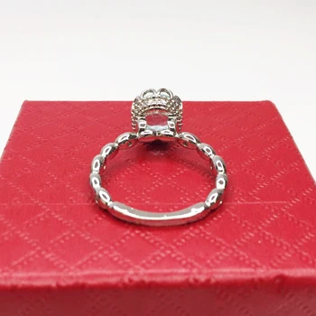 Balio Jelry Mados Žavesio Žiedas 925 Sidabro Papuošalai Apvalios Formos, AAA, Cirkonis Akmuo, Priedai Žiedai Moterų Vestuvės Vestuvinis