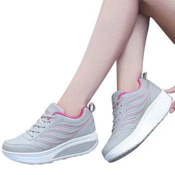 CHAMSGEND Moterų Tinklinio sporto batai padidinti atsitiktinis kvėpuojantis neslidus dėvėti patogią ir patogūs bėgimo bateliai