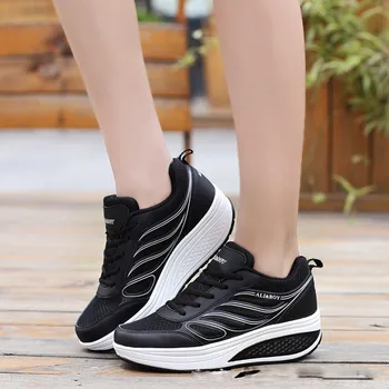 CHAMSGEND Moterų Tinklinio sporto batai padidinti atsitiktinis kvėpuojantis neslidus dėvėti patogią ir patogūs bėgimo bateliai