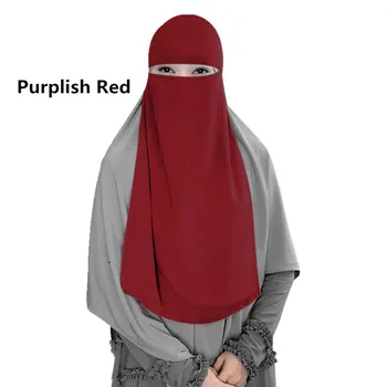 Musulmonų Moterys Susiduria su Dangčiu Skara Iki Šydas Islamo Hijab Wrap Turbaną Skaros Ramadanas Malda Tradicinių galvos Apdangalai Arabų Niqab šalikas