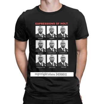 Pareikšti Holt Atsitiktinis Marškinėliai Vyrams Brooklyn Devyni Devyni Brooklyn 99 Camisas Klasikinis Tshirts Šukuotinės Medvilnės Marškinėliai