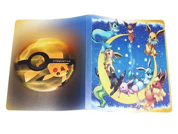 Didelės Talpos kortelių Albumas, Knyga Pokemon Viršaus pakraunama Sąrašą kortos turėtojas albumą Pokemon žaislai 324 kortelės Naujovė dovana