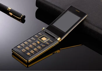 Originalus Flip Telefonas A15 3,0 colių Dual Screen Dual SIM Touch Screen MP3 MP4 FM Vibruoti Garsiai Mobiliojo Telefono Senus Žmones