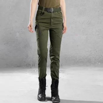 Krovinių Naujos Kelnės Moterims Karinės Taktinės Kelnės Multi-Pocket Medvilnės Kelnės Laisvalaikio Kelnės