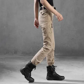 Krovinių Naujos Kelnės Moterims Karinės Taktinės Kelnės Multi-Pocket Medvilnės Kelnės Laisvalaikio Kelnės