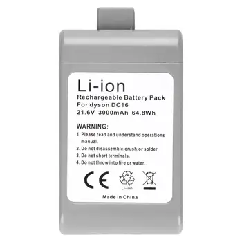 2x3.0Ah 21.6 V Li-ion DC16 Dulkių siurblys Bateriją už Dyson DC16 DC12 12097 BP01 912433-01 L30