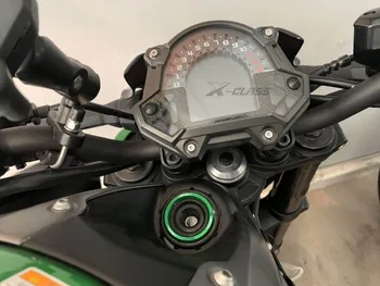Už Kawasaki Z900 Z900RS 2017 2018 2019 2020 Motociklo Degimą Žiedas Dangtelis Klavišą Uždegimo CNC Aliuminio Priedai