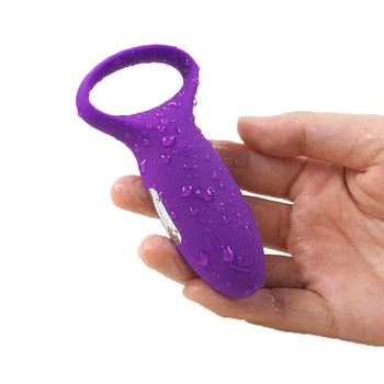 7 Greičių Žiedas Vibratoriai Sekso žaisliukai Vyrams USB Įkrovimo Prostatos Masažas Vyrų Vibrador Atidėti Ejakuliacija