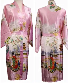 Nemokamas Pristatymas Tamsiai Mėlyna Kinijos Moterų Šilko, Viskozės Chalatas Kimono Vonia Suknelė Pižamą Dydis S M L XL XXL XXXL W2S002