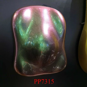 Parduoti kokybiškas chameleonas pigmentas, spalva kelionės pigmento miltelių,įvairių spalvų perlų pigmentų,1lot=10g PP7315 žalia/mėlyna,nemokamas pristatymas