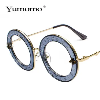 Retro apvalūs akiniai nuo saulės ponios 2019 prekės dizaineris Bičių Derliaus UV400 akiniai nuo saulės ponios prabangos Oculos De Sol Gafas