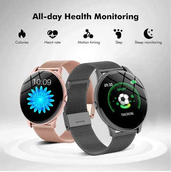 2020 Naujas Smart watch Vyrų ir moterų Fitneso tracker širdies ritmas, kraujo spaudimas Funkciją, mados, sporto Smart watch 